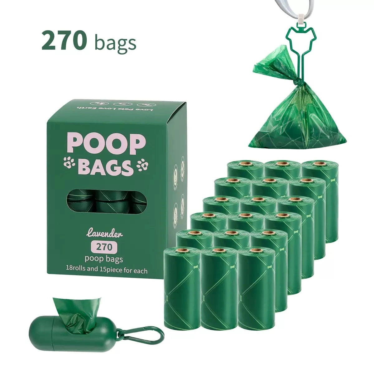 Lavender Scented Poop Bags for Dogs – DC PAW HAVEN