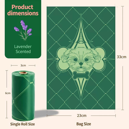 Lavender Scented Poop Bags for Dogs