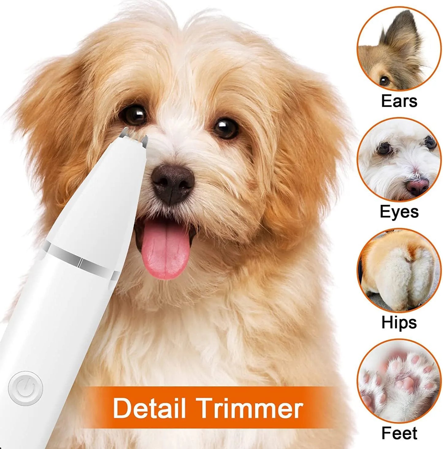 2 Speed Pet Hair Clipper Nail Grinder Grooming Kit -[Ultra-Quiet No More Struggle & Quick Anxiety]