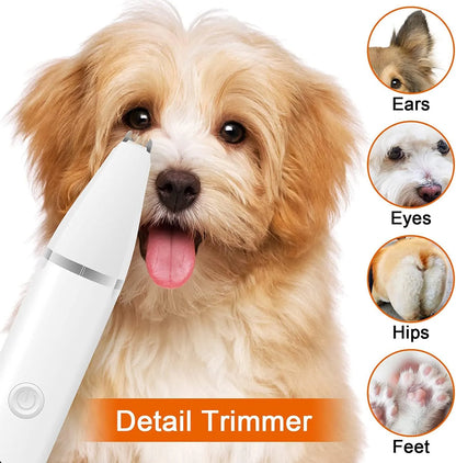 2 Speed Pet Hair Clipper Nail Grinder Grooming Kit -[Ultra-Quiet No More Struggle & Quick Anxiety]