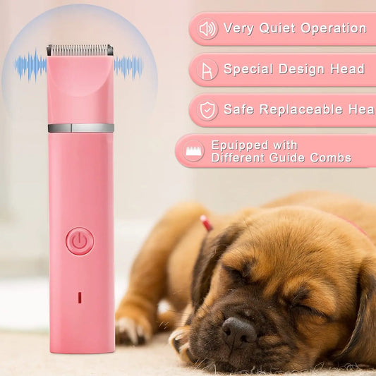 2 Speed Pet Hair Clipper Nail Grinder Grooming Kit -[Ultra-Quiet No More Struggle & Quick Anxiety]