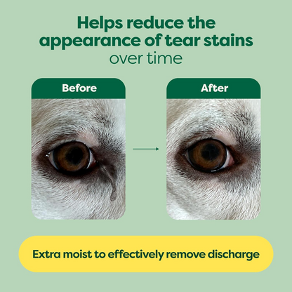 Vet-Developed Pet Eye Wipes-60 counts